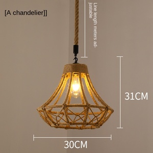 โคมไฟระย้าแนว E27สไตล์ย้อนยุคแนวอุตสาหกรรมโคมไฟระย้าแนววินเทจของประเทศสำหรับร้านอาหาร - Product Image 6