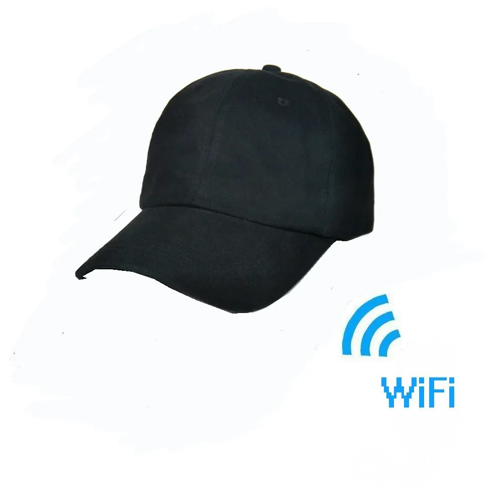 1080P לביש אבטחת HD מיני אלחוטי wifi כובע מצלמה נסתרת וידאו מקליט Wifi שלט רחוק בייסבול כובע מצלמה