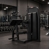 Máquina de Extensión de Tríceps Comercial de Acero, Plataforma Estable, Equipo Profesional para Entrenamiento de Brazos y Fuerza