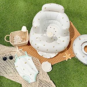 Asiento de <span class=keywords><strong>Entrenamiento</strong></span> Inflable de PVC Moderno para Bebés, Taburete de Baño Plegable Portátil, Sofá Pequeño para Sala de Estar, Aprendizaje para Bebés de 3 a 36 Meses - Product Image 3