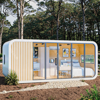 Mini-maison européenne préfabriquée, cabine Apple, villa mobile en conteneur d'acier, matériau panneau sandwich pour bureau, chambre ou magasin