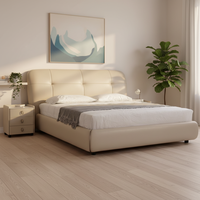 Ensemble de meubles de chambre à coucher en bois massif de conception chinoise moderne, neuf, comprenant un lit, pour hôtel, villa, salon, appartement, usage domestique