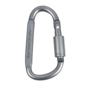 Mosqueton en alliage d'aluminium <span class=keywords><strong>de</strong></span> qualité, forme en D, crochet rapide, boucle épaisse, forme en D - Product Image 6
