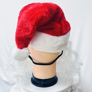 Neueste Weihnachts mann Hut Latex Maske Weihnachts kostüm Weißer Bart Weihnachten Kopf bedeckung Halloween Party Performance Prop Masken - Product Image 5