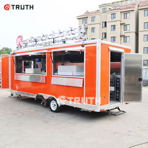 האמת עגלת מזון קפה זיכיון קפה זיכיון מזון מהיר מזון נייד פיצה - Product Image 2