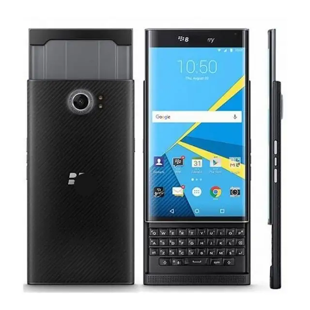 BlackBerry Priv สมาร์ทโฟนแอนดรอยด์,แป้นพิมพ์ระบบสัมผัสเต็มจอแบบเลื่อนได้ระบบ GSM มียี่ห้อ