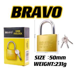 <span class=keywords><strong>Candado</strong></span> dorado Bravo <span class=keywords><strong>de</strong></span> alta <span class=keywords><strong>seguridad</strong></span> con 3 Llaves para el mercado sudamericano Suministro directo <span class=keywords><strong>de</strong></span> fábrica 20-75mm - Product Image 6