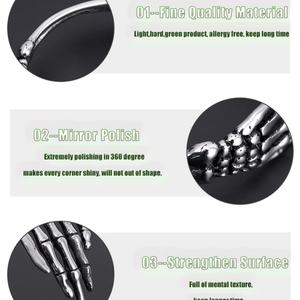 Pulseras de Calavera con Dijes Punk, Venta al por Mayor para Fabricación de Joyería para Principiantes, Proveedor Chino, Precio Económico - Product Image 6