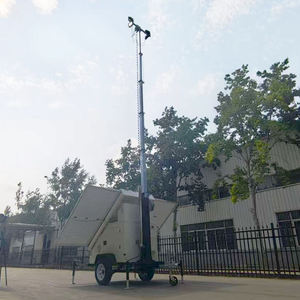 모바일 태양광 조명 타워 및 감시 트레일러 - Product Image 3