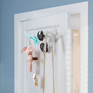 Antler <b>Wall</b> <b>Hooks</b> Stainless Steel Multifunction Entryway Key <b>Rack</b> Jewelry Organizer - Product Image 3