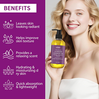 Minyak Pijat Lavender Relaksasi Alami Murni  Minyak Lavender Label Pribadi Pelembab Minyak Pijat Tubuh