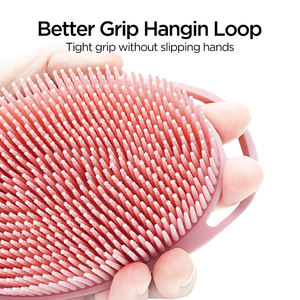 Nuova Spa Free Soft <span class=keywords><strong>Silicone</strong></span> doccia Mini carino bambino corpo Bum viso capelli cuoio capelluto spazzola Shampoo massaggiatore lavaggio Pet Scrubber - Product Image 4