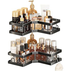 5-Pack <b>Bathroom</b> Shower Caddy Adhesive Metal Bath Shower Organizer Shelves Rack Storage Organization with Soap Holder - Product Image 5