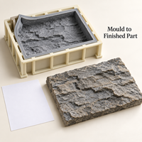 Moule en résine Tietuo + noyau en élastomère PU, composant imitation pierre C256-G5, résistant au vieillissement, partenaire de moulage à long terme