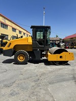Compacteur à tambour vibrant hydraulique de 6 tonnes de haute qualité à entraînement mécanique