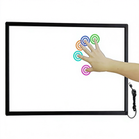 YINGTOUCH Nouveau Cadre Tactile LED Infrarouge USB Personnalisable de 200 Pouces, Résistant à la Lumière, Durable, Contrôle Tactile Précis et Stable
