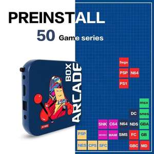 Super Arcade Box prend <span class=keywords><strong>en</strong></span> charge 4 joueurs, console de <span class=keywords><strong>jeu</strong></span> portable avec plus de 80 simulateurs intégrés, prend <span class=keywords><strong>en</strong></span> charge la connexion TV 4K HD. - Product Image 1