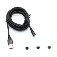 Cable de Carga USB Multifunción 3 en 1 Personalizado, Cable de Datos con Núcleo de Cobre 3P para Teléfono y Computadora