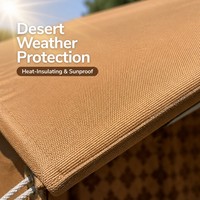 Tente gonflable pour événements au Moyen-Orient, protection UV, imperméable, toile Oxford, grand espace luxueux, abri de glamping portable