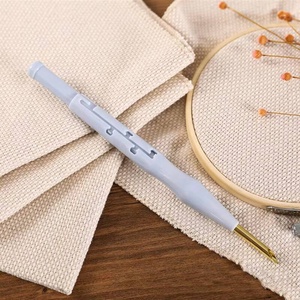 Plastic Embroidery <b>Pen</b> Set Adjustable Punch Needle Weaving Tool Cross <b>Stitch</b> Sewing Accessories - Product Image 6