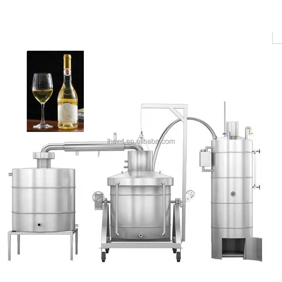तरलीकृत गैस shochu भाप इंजन/बड़े वाइनरी पक उपकरण/304 स्टेनलेस स्टील फ्लिप शराब बर्तन
