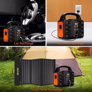 Portable Power Station 150W 155Wh 42000mAh 110V AC DC Lithium <b>Battery</b> Outdoor Camping Emergency <b>Backup</b> - Product Image 4