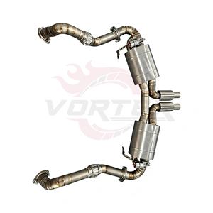 ท่อไอเสียแบบ Catback ยี่ห้อ Vortex Pie Cut รุ่น Titanium Valvetronic พร้อมวาล์วไฟฟ้า สำหรับรถ Porsche 981 Boxster Cayman สำหรับการปรับแต่งรถแข่งแบบสปอร์ต - Product Image 2