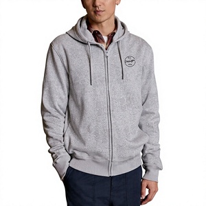High Quality Customizable Full <b>Zip</b> Hoodie Heavyweight Fleece Sweatshirt Custom Logo OEM ODM Unisex Casual <b>Zip</b> <b>Up</b> <b>Jacket</b> - Product Image 1