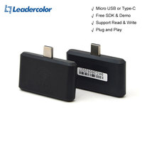 Lector y Escritor de Etiquetas RFID UHF ISO18000-6C, Lector Portátil OTG para Teléfono Móvil Android IOS, USB Tipo-C, Plug and Play