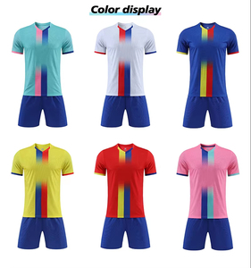 Unisex Custom <b>Soccer</b> Training Jerseys New OEM Wholesale with Sublimation Technique Top Style Set - Product Image 4