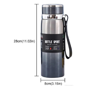 Gourde isotherme à double paroi en acier inoxydable 316, grande capacité, avec sangle de transport, vente en gros - Product Image 6