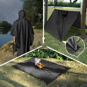Impermeable Popular, Simple, Reutilizable, Transpirable y Duradero, de Poliéster con Revestimiento de PVC, para Senderismo, Campismo y <span class=keywords><strong>Viajes</strong></span> al Aire Libre - Product Image 2
