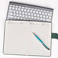 Carnet de notes A5 à couverture rigide en cuir/tissu de l'université avec logo personnalisé imprimé pour une utilisation promotionnelle en entreprise