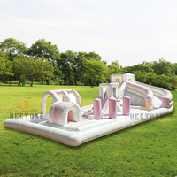 Terrain de jeu gonflable d'obstacle à thème de terrain de jeu d'équipement commercial de nouvelle conception avec piscine à balles
