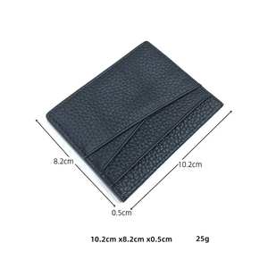 Siap Kirim Dompet Kartu Kulit Asli Stok Tersedia Dompet Kartu Kulit Mini Slim Klasik - Product Image 2