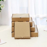 Qualité 100% Garantie Conteneur d'emballage en carton ondulé biodégradable 8 10 12 14 16 18 pouces Boîte à pizza Boîtes en papier