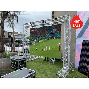 4m x 3m DJLEDピクセルスクリーン屋外防水結婚式の背景レンタルLEDディスプレイ