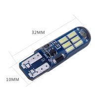 1 Stück T10 4014 W5W Hitzebeständige LED-Silikonleuchte Wasserdichte Kennzeichenbeleuchtung Autolampen Innenpositionierungslicht