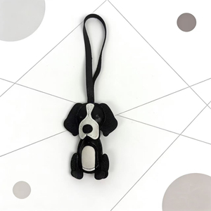 Lindo llavero de piel sintética con diseño de perro <span class=keywords><strong>Beagle</strong></span> de dibujos animados, con correa larga, colgante de cachorro de PU para decoración de bolso, para amantes de las mascotas - Product Image 4