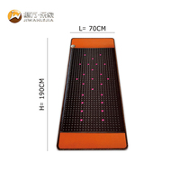 Matelas de massage corporel complet en pierre de tourmaline électrique personnalisé Jiwan Lejia pour studio d'acupression