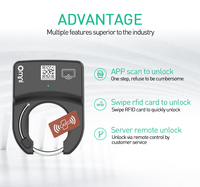 4G Dockless Public Ebike Solution Velo Libre Service Candado De Bicicleta City Bike Sharing System Bicycle Rent Lock