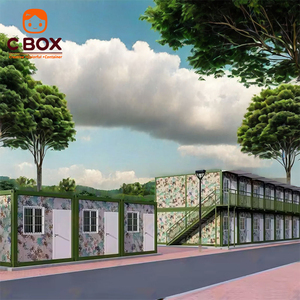 Cbox - Dormitorio Modular Prefabricado para Trabajadores, Estilo Camuflaje, Panel Sándwich de Acero, Casa Contenedor Desmontable - Product Image 1