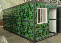 Rumah Kontainer Bongkar Pasang Rangka Baja Tipe X Yiqi, Rumah Prefab Modular Portabel Tahan Air