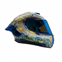 2025 TOOP Intégral DOT ECE Haute Qualité Sécurité Couvre-chef Équitation Moto Casque Usine Logo Personnalisé Casque Intégral pour Hommes