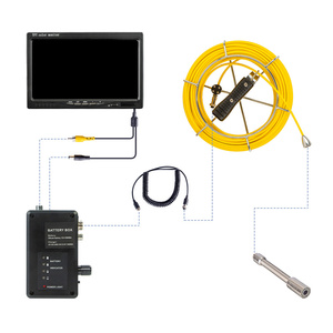 Syanspan נירוסטה מתכת שיכון 23Mm מצלמה ראש 100 Ft <span class=keywords><strong>Cctv</strong></span> מצלמה ביוב צנרת פיקוח לצנרת פיקוח עמיד למים - Product Image 3