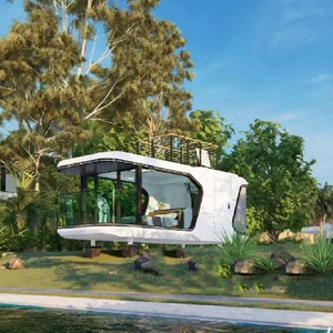 Cápsula Espacial Transparente para Campamento, Atracción Turística para Celebridades de Internet, Habitación Familiar para Padres e Hijos, Campamento Nave Espacial Futurista - Product Image 4