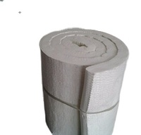 Couverture d'isolation en fibre de céramique bio soluble résistante aux hautes températures pour four à four industriel