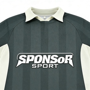 Maillot de football vintage personnalisé brodé, T-shirt de sport pour homme, tenue de football rétro sur mesure - Product Image 2