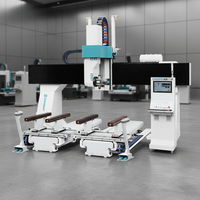Centre d'usinage à portique à 2 broches JUNRAN OSAI CNC, machine-outil automatique haute précision robuste pour le travail du bois massif