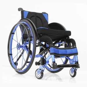Fauteuil roulant manuel en aluminium léger de sport en plein air de loisirs actifs pour handicapés - Product Image 2